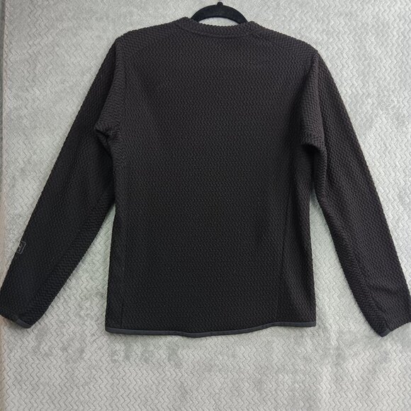 PATAGONIA Men's R1 Air Crew Fleece Pullover Crewneck Sweatshirt Size XS Black - Picture 4 of 9